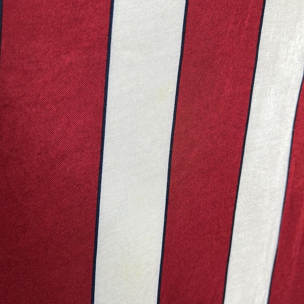 🛍️Red White Stripe Anthropologie Maeve 3/4 sleeve blouse sz 12 - Picture 7 of 7